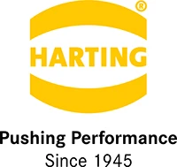 Logo Harting Harting, Logo, Gelb, Pushing Performance