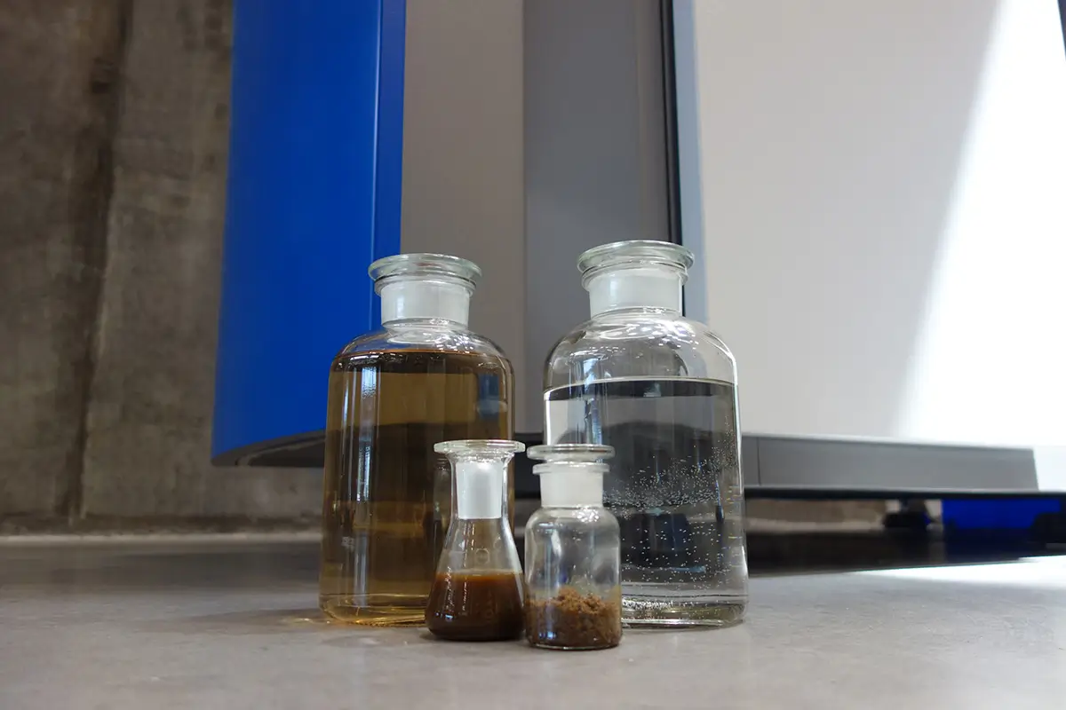 Comparison image of different concentrations